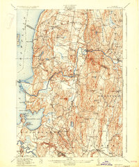Milton 1915 topographic map thumbnail