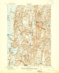 Milton 1915 topographic map thumbnail