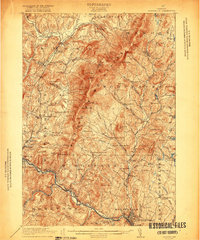 Montpelier 1921 topographic map thumbnail