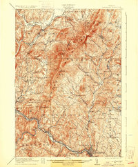 Montpelier 1921 topographic map thumbnail