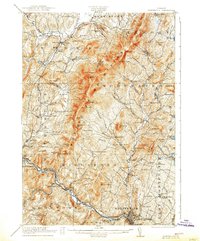Montpelier 1921 topographic map thumbnail