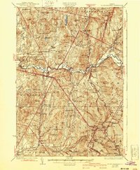 Mount Mansfield 1927 topographic map thumbnail