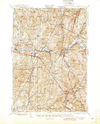Mount Mansfield 1927 topographic map thumbnail