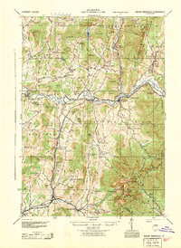 Mount Mansfield 1944 topographic map thumbnail