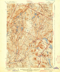 Plainfield 1943 topographic map preview