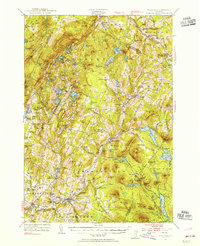 Plainfield 1953 topographic map preview
