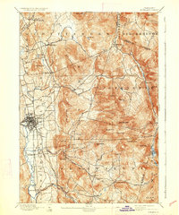 Rutland 1893 topographic map thumbnail