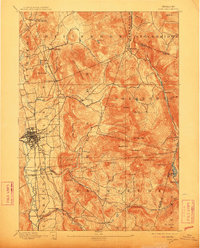 Rutland 1893 topographic map thumbnail