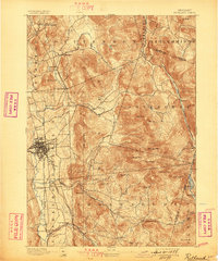 Rutland 1893 topographic map thumbnail
