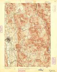 Rutland 1893 topographic map thumbnail