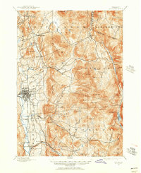 Rutland 1891 topographic map thumbnail