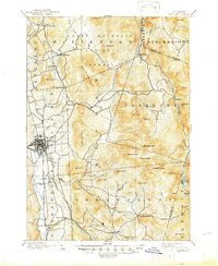 Rutland 1893 topographic map thumbnail