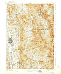 Rutland 1893 topographic map thumbnail