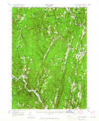 Saxtons River 1957 topographic map thumbnail