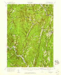 Saxtons River 1957 topographic map thumbnail