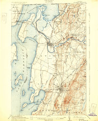 St. Albans 1916 topographic map thumbnail