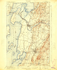 St. Albans 1916 topographic map thumbnail