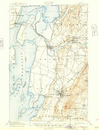 St. Albans 1916 topographic map thumbnail