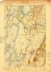 St. Albans 1916 topographic map thumbnail