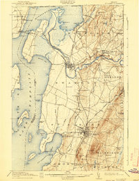 St. Albans 1916 topographic map thumbnail