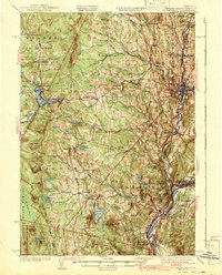 St. Johnsbury 1943 topographic map thumbnail