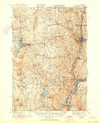 St. Johnsbury 1943 topographic map thumbnail