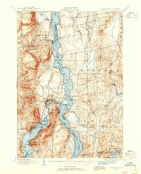 Ticonderoga 1894 topographic map thumbnail