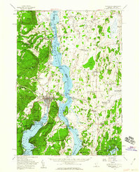 Ticonderoga 1950 topographic map thumbnail