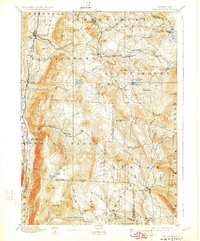 Wallingford 1893 topographic map thumbnail
