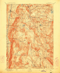 Wallingford 1893 topographic map thumbnail