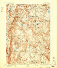 Wallingford 1893 topographic map thumbnail