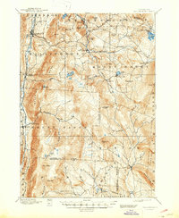 Wallingford 1893 topographic map thumbnail