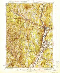 Woodsville 1941 topographic map thumbnail