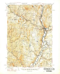 Woodsville 1941 topographic map thumbnail