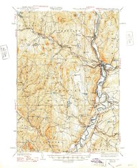 Woodsville 1941 topographic map thumbnail