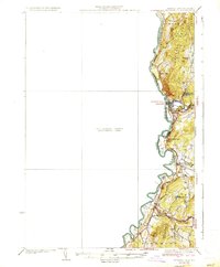 Woodsville 1935 topographic map thumbnail