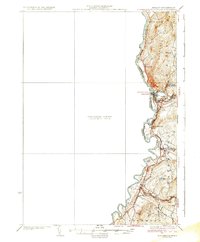 Woodsville 1935 topographic map thumbnail