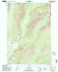 Abiathar Peak 1991 topographic map thumbnail