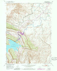 Alcova 1950 topographic map thumbnail