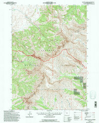 Aldrich Basin 1991 topographic map thumbnail
