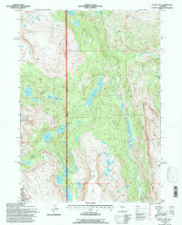 Alpine Lake 1991 topographic map thumbnail