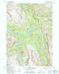 Alpine Lake 1952 topographic map thumbnail