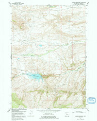 Anchor Reservoir 1965 topographic map thumbnail