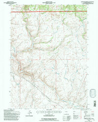 Anderson Ridge 1991 topographic map thumbnail