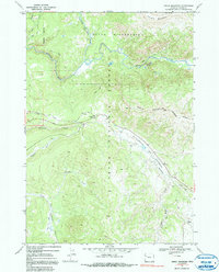 Angle Mountain 1965 topographic map thumbnail