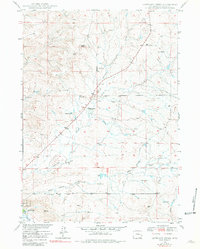 Antelope Creek 1949 topographic map thumbnail