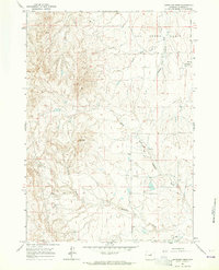 Antelope Draw 1961 topographic map thumbnail