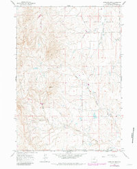 Antelope Draw 1961 topographic map thumbnail