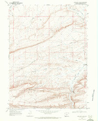 Antelope Flats 1968 topographic map thumbnail