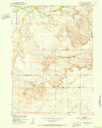 Antelope Gap 1951 topographic map thumbnail
